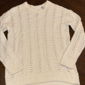 3/$12 Girls White Knot Long Sleeve Size 14 XL